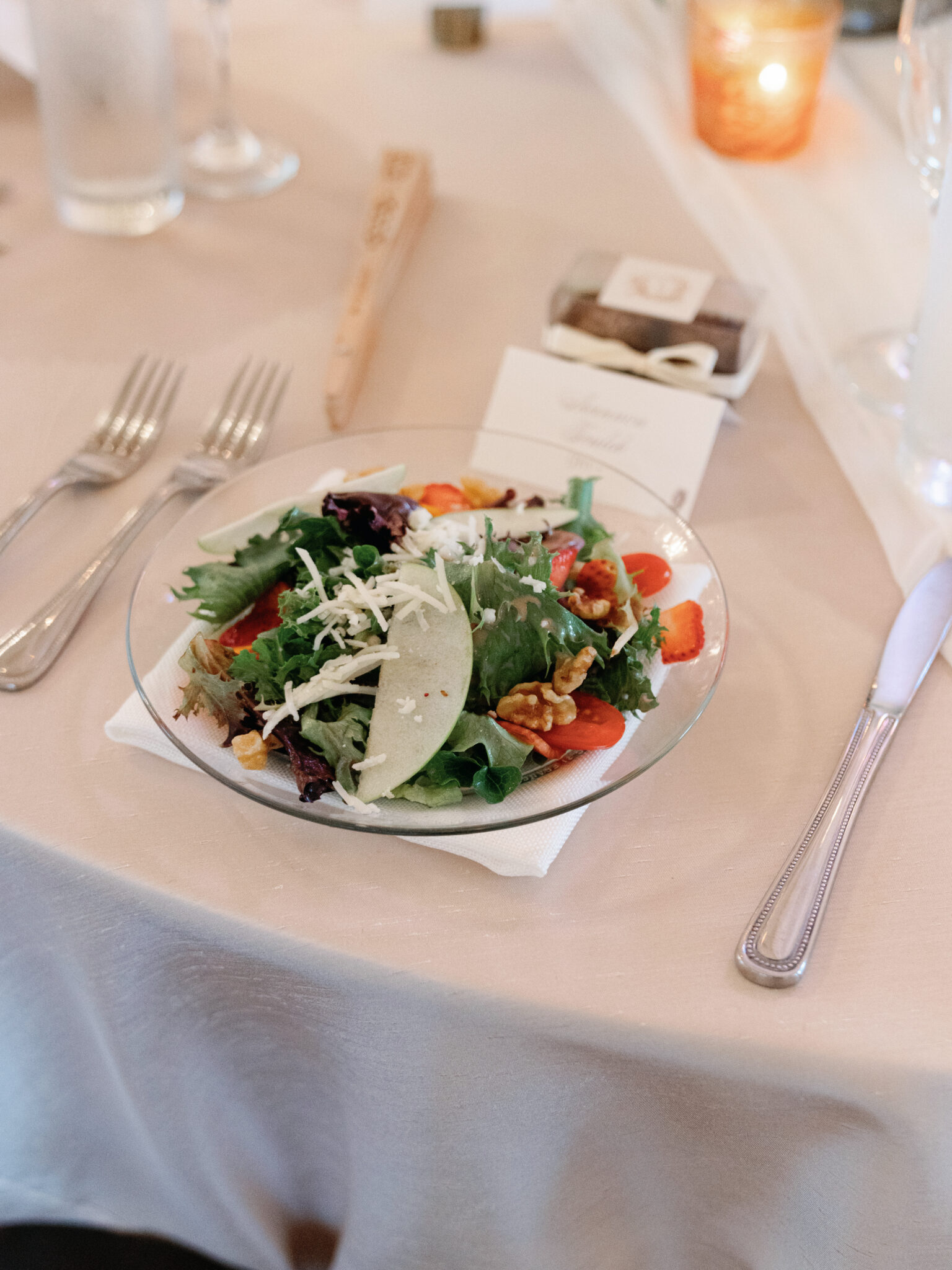 Four Seasons house salad, ready for a gathering